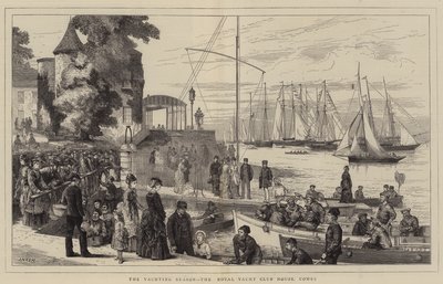 Die Segelsaison, das Royal Yacht Club House, Cowes von Joseph Nash