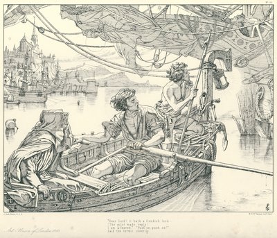 Illustration zu Coleridges Rime of The Ancient Mariner von Joseph Noel (after) Paton