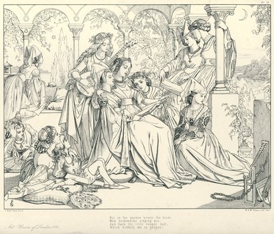 Illustration zu Coleridges Rime of The Ancient Mariner von Joseph Noel (after) Paton
