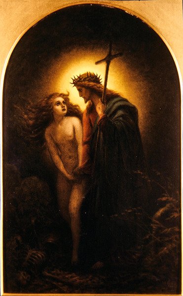 Das Tal des Todesschattens von Joseph Noel Paton