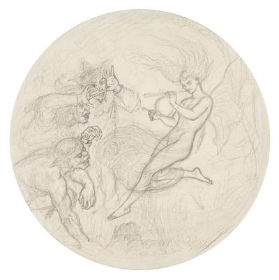 Die Insel ist voller Geräusche: Stephano und Trinculo geführt von Ariel von Joseph Noel Paton