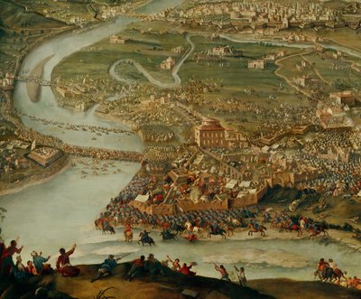 Krieg der Spanischen Erbfolge: Prinz Eugen von Savoyen befreit Turin, Italien, von der Belagerung durch französische Truppen von Joseph Parrocel