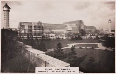Ansicht des Kristallpalastes in London von Joseph Paxton