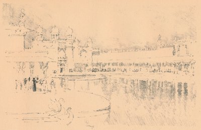 Auto-Lithographie von J. Pennell, ca. 1877-1898, 1898 von Joseph Pennell