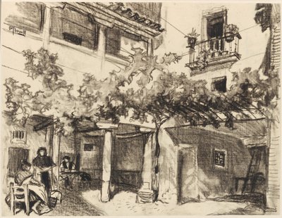 Wundervolle Bilder des häuslichen Lebens, Alcalá von Joseph Pennell
