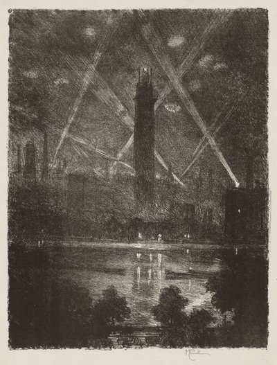 Englische Kriegsarbeit: Schuss von Joseph Pennell