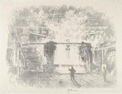 Herstellung von Panzerplatten von Joseph Pennell