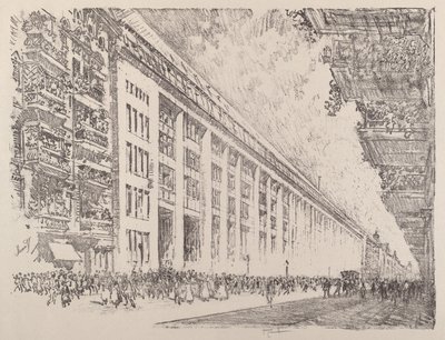 Mittag, General Electric Werke, Berlin von Joseph Pennell
