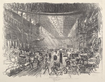 Granatenfabrik, Nr. I von Joseph Pennell