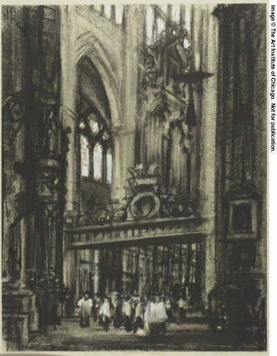 Der Chor, Toledo von Joseph Pennell