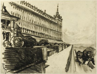 Das endlose Escorial von Joseph Pennell