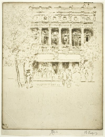 Das Garrick-Theater von Joseph Pennell