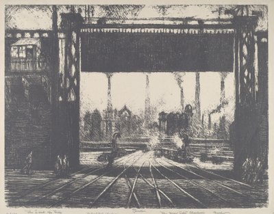 Das Eisentor, Charleroi von Joseph Pennell