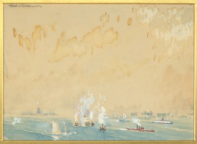 Windiges Wetter von Joseph Pennell