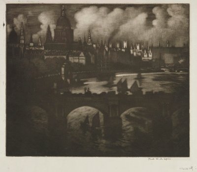 Wrens Stadt von Joseph Pennell