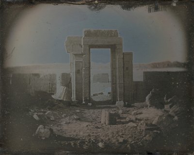 Tempel des Horus, Edfu von Joseph Philibert Girault De Prangey
