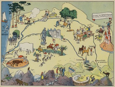 Gascogne-Béarn von Joseph Porphyre Pinchon