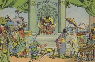Salomo in seiner Herrlichkeit von Joseph Porphyre Pinchon
