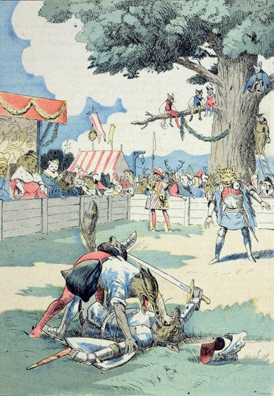 Der Kampf zwischen Renard und Ysengrin, aus 
