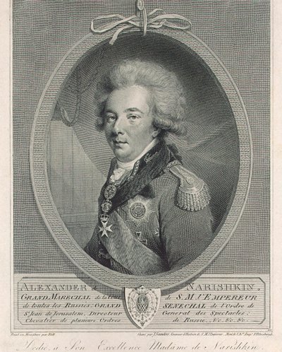 Porträt von Graf Alexander Lvovich Naryshkin, 1760-1826 von Joseph Saunders