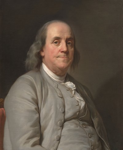 Benjamin Franklin (1706-1790) von Joseph Siffred Duplessis
