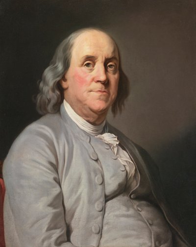 Porträt von Benjamin Franklin von Joseph Siffred Duplessis