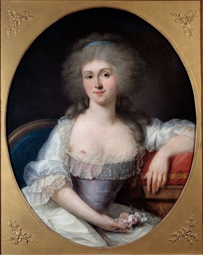 Porträt von Marie Thérèse Louise de Savoie Carignan, Prinzessin de Lamballe (1749-1792) von Joseph Siffred Duplessis