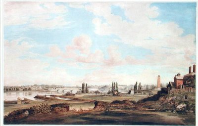 Ansicht von Philadelphia und dem Schuylkill River, ca. 1816 von Joseph Watson