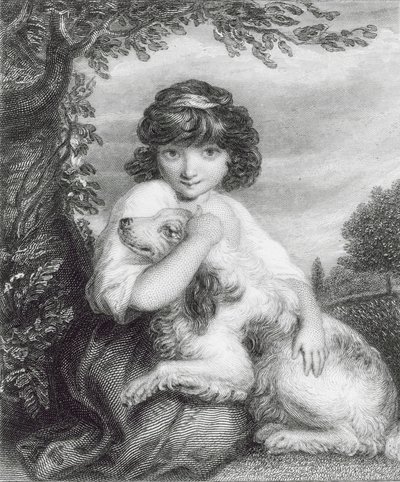 Liebe mich, liebe meinen Hund von Joshua (after) Reynolds