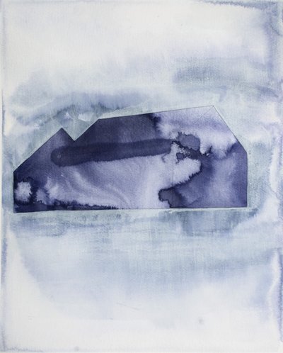 Indigo Berglandschaft von Joshua Hoskins