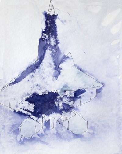 Kampjet-Studie (Indigo 3) von Joshua Hoskins