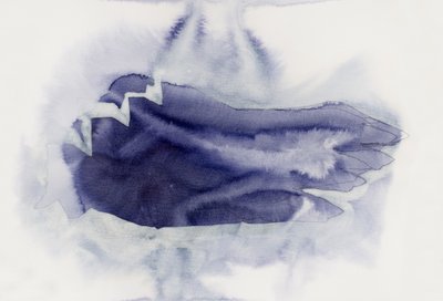 Weiches Indigo-Abstrakt von Joshua Hoskins