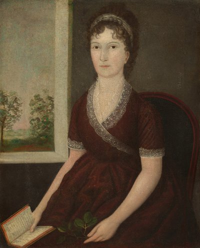 Sarah Ogden Gustin, um 1805 von Joshua Johnson