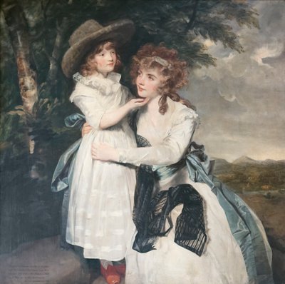 Miss Cocks und ihre Nichte, um 1790 von Joshua Reynolds