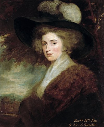 Porträt von Mrs. Charles James Fox, 1784-9 von Joshua Reynolds