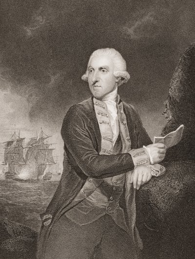 Samuel Hood, 1. Viscount Hood, Illustration aus 