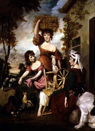 Die Dorfbewohner, Die Machil Familie von Joshua Reynolds