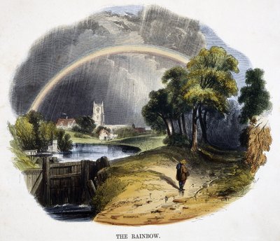 Der Regenbogen, aus Phänomene der Natur, 1849 von Josiah Wood Whymper