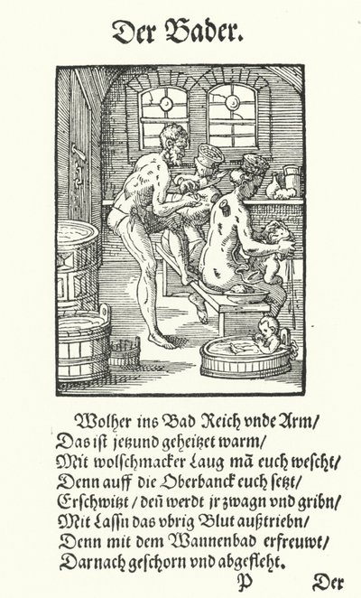 Der Badehausbesitzer von Jost (after) Amman