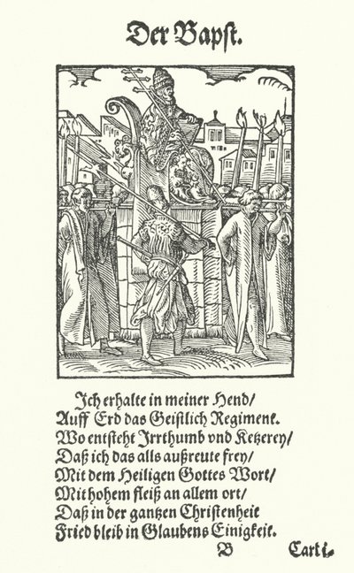 Der Papst von Jost (after) Amman