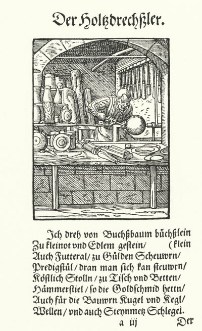 Der Drechsler von Jost (after) Amman