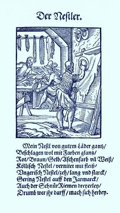 Schnürsenkelmacher von Jost Amman