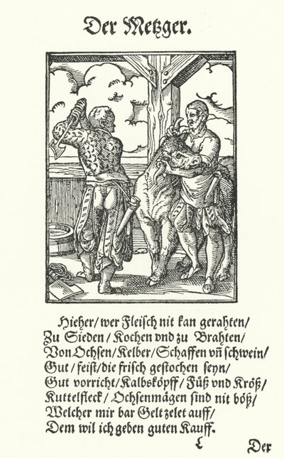Der Metzger von Jost Amman