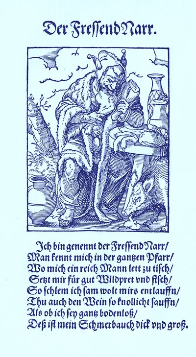 Der gefräßige Narr von Jost Amman