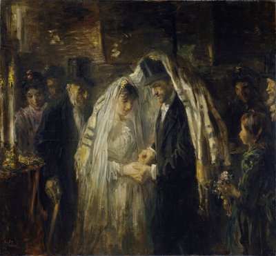 Jüdische Hochzeit von Jozef (1824-1911) Israels