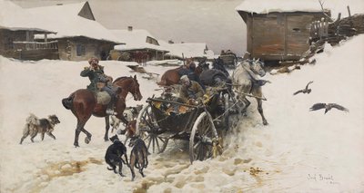 Abfahrt zur Jagd von Jozef Brandt