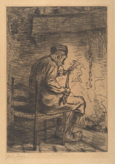 Der Raucher von Jozef Israëls