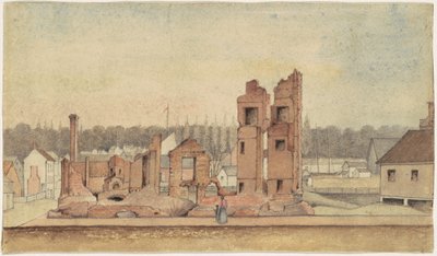 Ruinen einer Taverne, Petersburg, Virginia von Jr. William Skinner Simpson