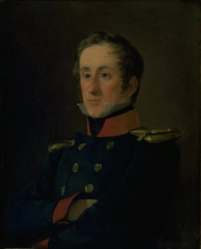 Der Marinemaler Emil Wilhelm Normann in seiner Uniform als Marineoffizier von Jørgen Roed