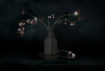 Kirschblüten Stillleben von Juan Antonio Palacios